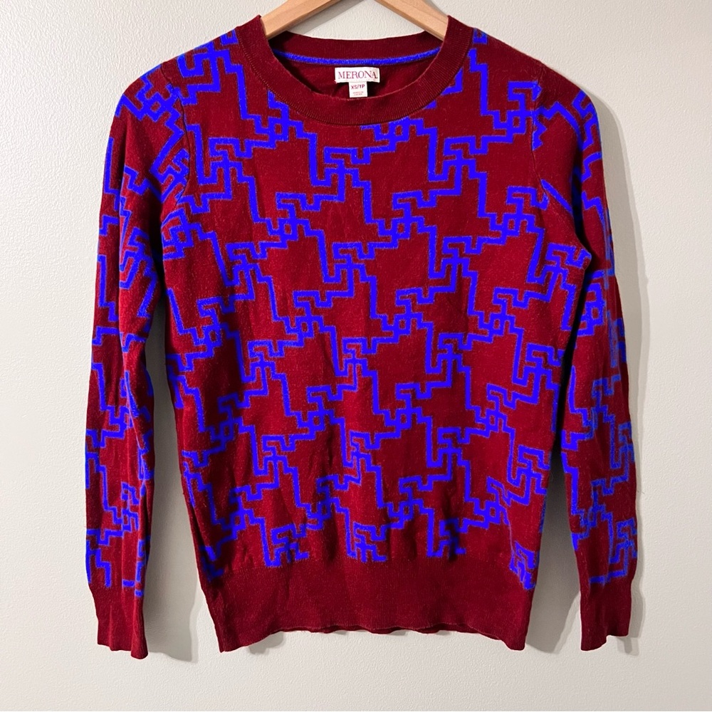 Merona Cool Graphic Sweater S